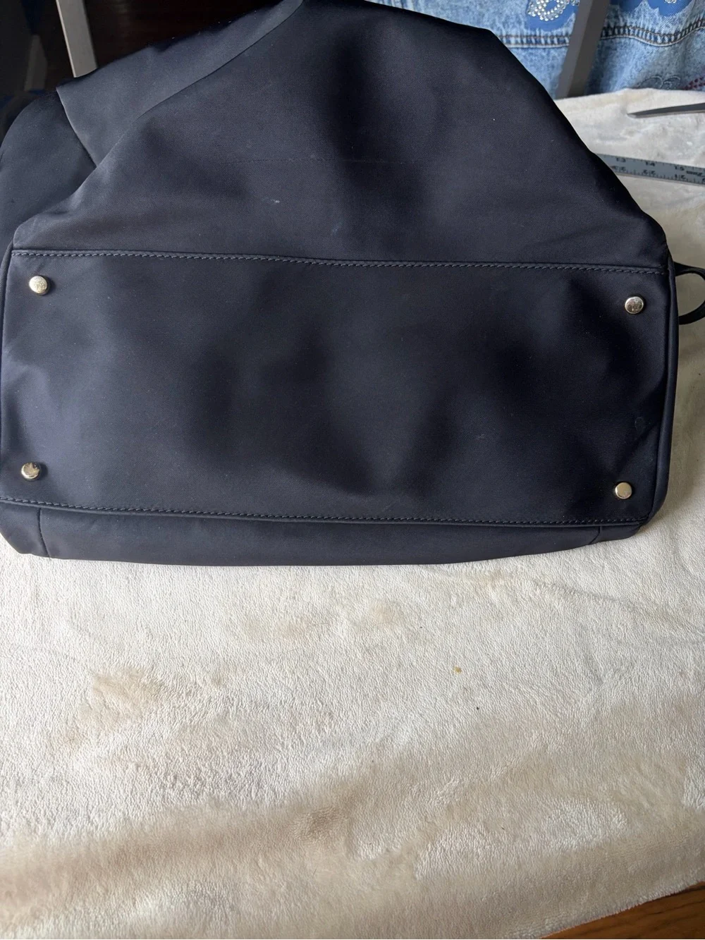 Kate Spade NY Black Nylon Hildy Baby Bag Diaper Tote